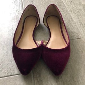 Mossimo Velvet flats